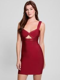 Ashlee Braided Bandage Minidressby Guess at Guess